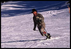 moniteur de ski débutant